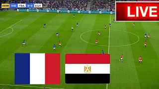 🔴LIVE France vs Egypt  OLYMPIC GAMES 2024  Match live now [upl. by Bonnice806]