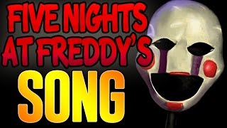 FIVE NIGHTS AT FREDDYS SONG quotTHE PUPPET SONGquot Lyric Video [upl. by Natsirk]