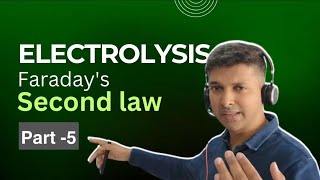 part  5  faraday’s second law of electrolysis  electrochemistry chemistry exam 12th [upl. by Neirad]