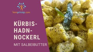 Nockerln Rezept Glutenfreie Gnocchi Rezept  ein Hadn Buchweizen Rezept mit Kürbis [upl. by Onaicul]