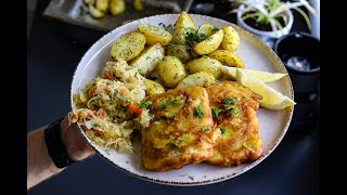 DORSZ W CIEŚCIE NALEŚNIKOWYM  POLSKI FISHampCHIPS 🐟 [upl. by Eineg]