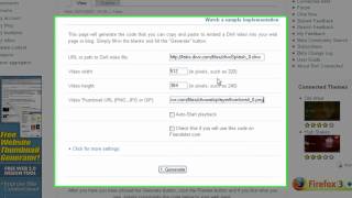 How To use DivX Web Player Code Generator [upl. by Uda]
