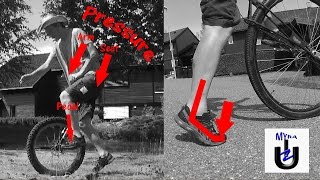 Riding a unicycle part 27 Free mounting a unicycle tutorial [upl. by Ariada]