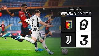 Genoa 03 Juventus  EXTENDED Highlights Serie A  Vlahovic amp Conceição Goals [upl. by Yesor]