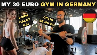 MY 30 EURO GYM IN GERMANY  GYM IN GERMANY VLOG  INDIAN IN GERMANY  INTERNATIONAL STUDENT VLOG [upl. by Bunce581]