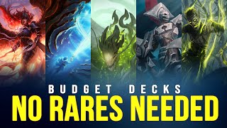 5 NEW ZERO RARE Standard MTG Arena Decks  GREAT For Budget amp Beginner Players [upl. by Lasiaf]