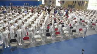 US Navy Officer Development School ODS Class 22060 Graduation Ceremony [upl. by Elocaj152]