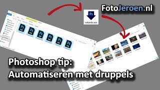 Automatiseren met druppels Photoshop [upl. by Nahtanoj]