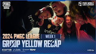 Group Yellow Recap  2024 PUBG MOBILE GLOBAL CHAMPIONSHIP [upl. by Rezeile547]