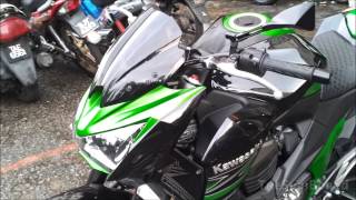 Kawasaki Z800 original wind screen [upl. by Adnawuj]