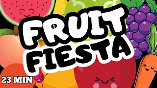 Baby Sensory in High Contrast  Fruit Fiesta Baby TV [upl. by Yelra447]