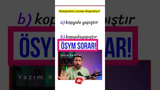 1 NETLİK YAZIM KURALI 2025 ÖSYM SORAR [upl. by Hawk]