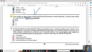 IBAM  INFORMÁTICA Q32 PREFEITURA DE SANTOS 2020 OFICIAL DE ADMINISTRAÇÃO [upl. by Jammie]