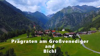 Prägraten am Großvenediger and Bichl from a drone [upl. by Irme]