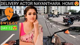 NAYANTHARA HOME DELIVERY DAY1260days Earn 1lakhs Challenge 😱😍 nayanthara swiggy deliveryboy [upl. by Anelis]