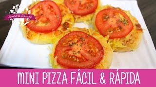 MINI PIZZA FÁCIL amp PRÁTICA  Episódio 251  Receitas da Mussinha [upl. by Pollak]