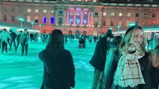 Christmas Ice Skate  Somerset House  London [upl. by Veronike]