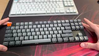 Logitech G915 TKL  problems with keycaps [upl. by Ayoras]