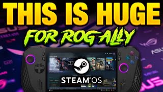 SteamOS is OFFICIALLY coming to Asus ROG Ally X THIS IS BIG [upl. by Whitelaw]