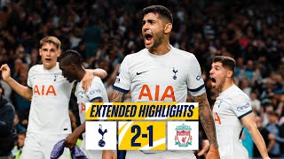 TOTTENHAM HOTSPUR 21 LIVERPOOL  PREMIER LEAGUE EXTENDED HIGHLIGHTS [upl. by Haneekas439]