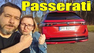 Nowy Volkswagen Passat B9 cena silniki DCC Pro – Ania i Marek Jadą [upl. by Suirada]