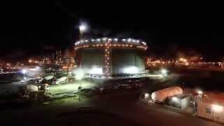 INEOS constructs Europes largest ethane tank in Grangemouth Scotland [upl. by Lorena]