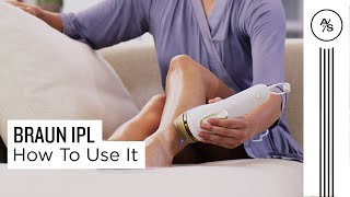 Braun IPL Silkexpert Pro 5  How To Use It  The Art of Shaving [upl. by Suivatram]