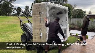 Hot Spring Spa Pools Tauranga Spa Delivery [upl. by Aspia]