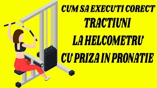 Tractiuni la helcometru priza pronatie  Cum sa executi corect [upl. by Mailliwnhoj]