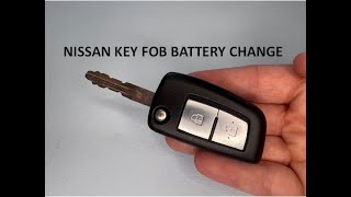 Nissan Qashqai Key Fob Battery Replacement [upl. by Nueormahc583]