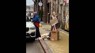 Business ladys gift changes a homeless mans life shorts [upl. by Lonni600]