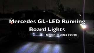 Puddle Lights MercedesBenz GL550  Running Board [upl. by Crisey]