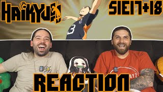 KARASUNO VS DATEKO  Haikyuu Season 1 Episode 17 amp 18 REACTION [upl. by Helman]