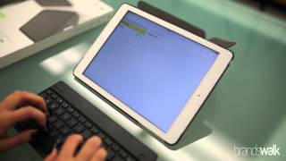 Moshi Versa Bluetooth Keyboard Case for iPad Air  Video Review HD [upl. by Page]