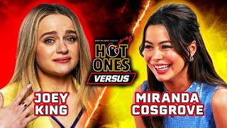 Joey King vs Miranda Cosgrove  Hot Ones Versus [upl. by Rosalind]