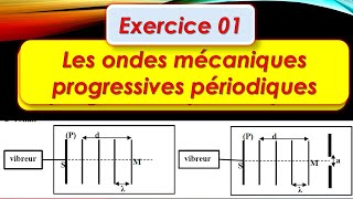 exercice 1 les ondes mécaniques progressives périodiques 2BAC PC SVT SM [upl. by Balcke]