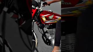 Honda cg 125  New model ride with alloy rims  2025 model hondacg125 cg125modified [upl. by Atilam]