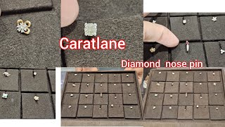 diamond nose pinnose ring caratlane jewelley with pricecaratlane nose pin collection [upl. by Coster]