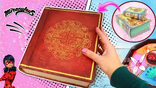 Reworking old DIY 📔 from Vintage book into Miraculous 🐞 Ladybug Box Book 🐞 Miraculous grimoire DIY [upl. by Bixby]