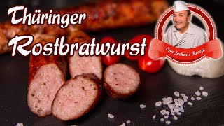 Thüringer Rostbratwurst ohne Kutter selber machen  Opa Jochens Rezept [upl. by Kasper]