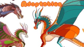 Wings of fire hybrid adoptables open [upl. by Nedyah171]