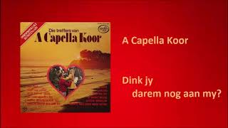 A Capella Koor  Dink jy darem nog aan my [upl. by Gerg690]