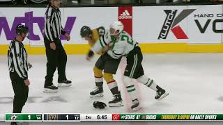 Mason Marchment and Ben Hutton fight [upl. by Ekralc]