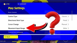 What is Movement input range in efootball 22 Mobile  joystick issue [upl. by Irmine656]