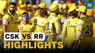 IPL Highlights Match 61  Chennai Super Kings Win By 5 Wickets  CSK vs RR [upl. by Drofnelg]