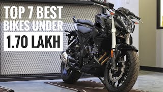 2023 Top 7 Best Bikes Under 170 Lakh OnRoad  2023 Best Performance Bikes  K2K Motovlogs [upl. by Ecadnak]