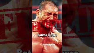 BATISTA Almost Got Fired By VINCE MCMAHON Because of This [upl. by Natsuj]