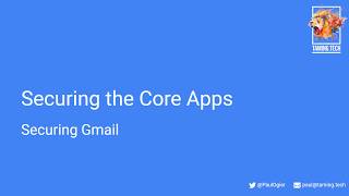 Securing Google G Suite  Gmail [upl. by Maag867]