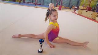 competition gymnastique poussine performance capucine 7 ans 2018 [upl. by Eiramanitsirhc]