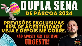 DUPLA SENA DE PÁSCOA 2024 PREVISÕES COM 90 DE PRECISÃO [upl. by Horan]